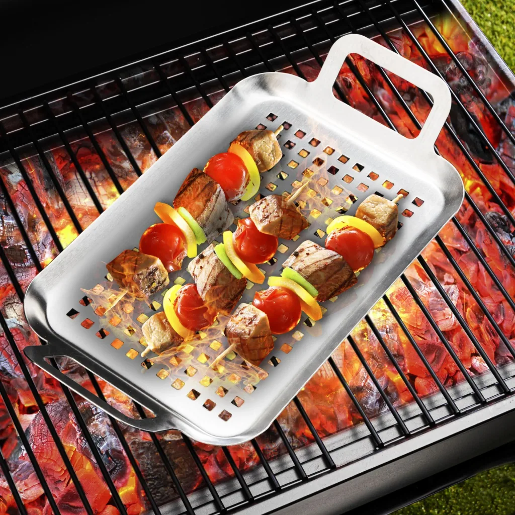 stainless steel grill plate