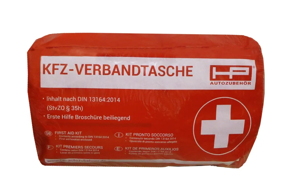 Motor vehicle first aid kit - DIN 13164:2014
