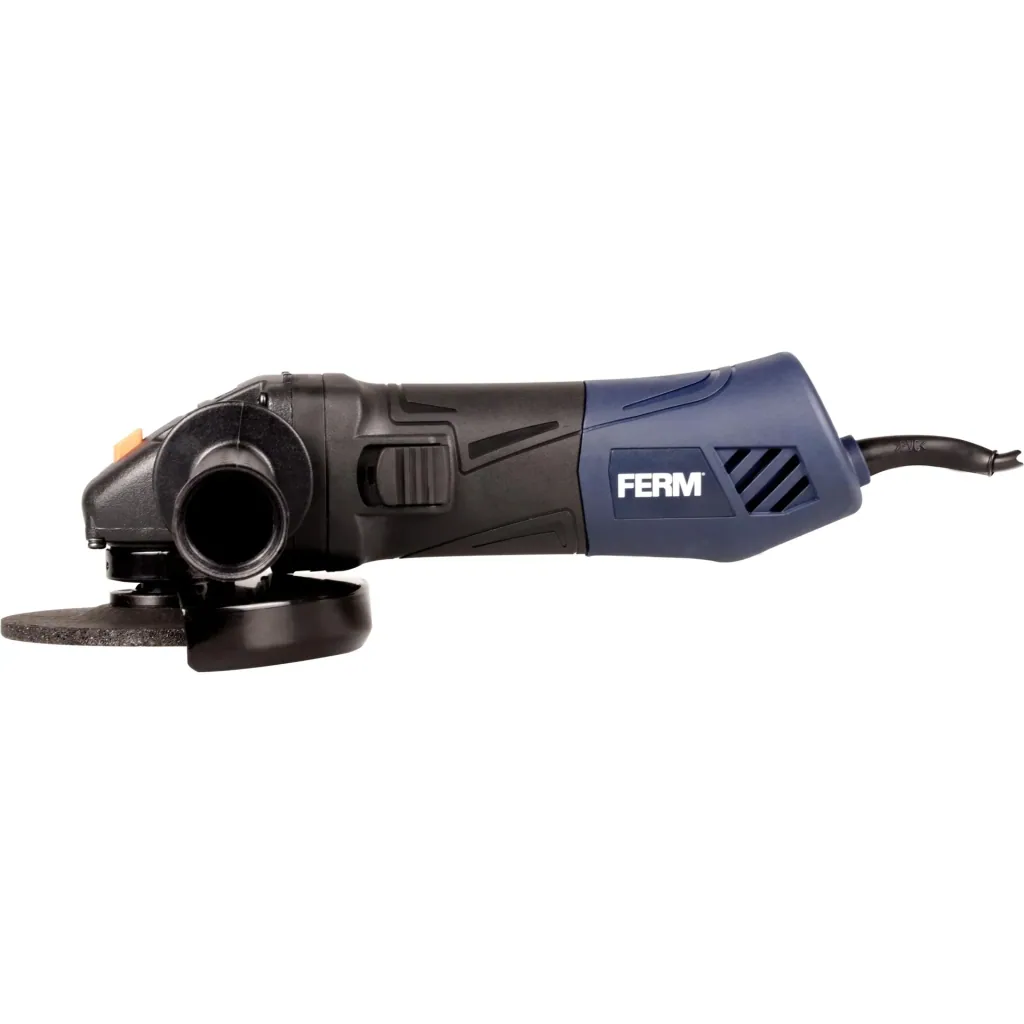 AGM1087 Angle grinder 850W - 125mm - Electronic rewind protection - Spindle lock - Soft grip - With screw