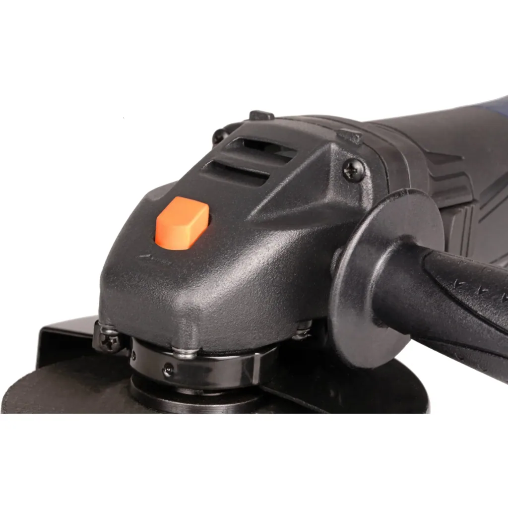 AGM1087 Angle grinder 850W - 125mm - Electronic rewind protection - Spindle lock - Soft grip - With screw