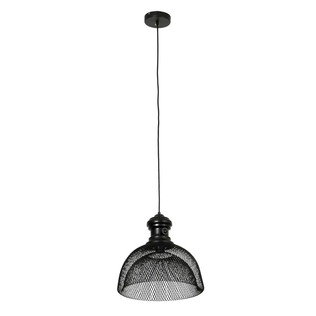 Pendant light, ceiling lamp, ceiling spotlight, modern style, E27, 40 W, kitchen, bar, living room, bedroom, steel, black