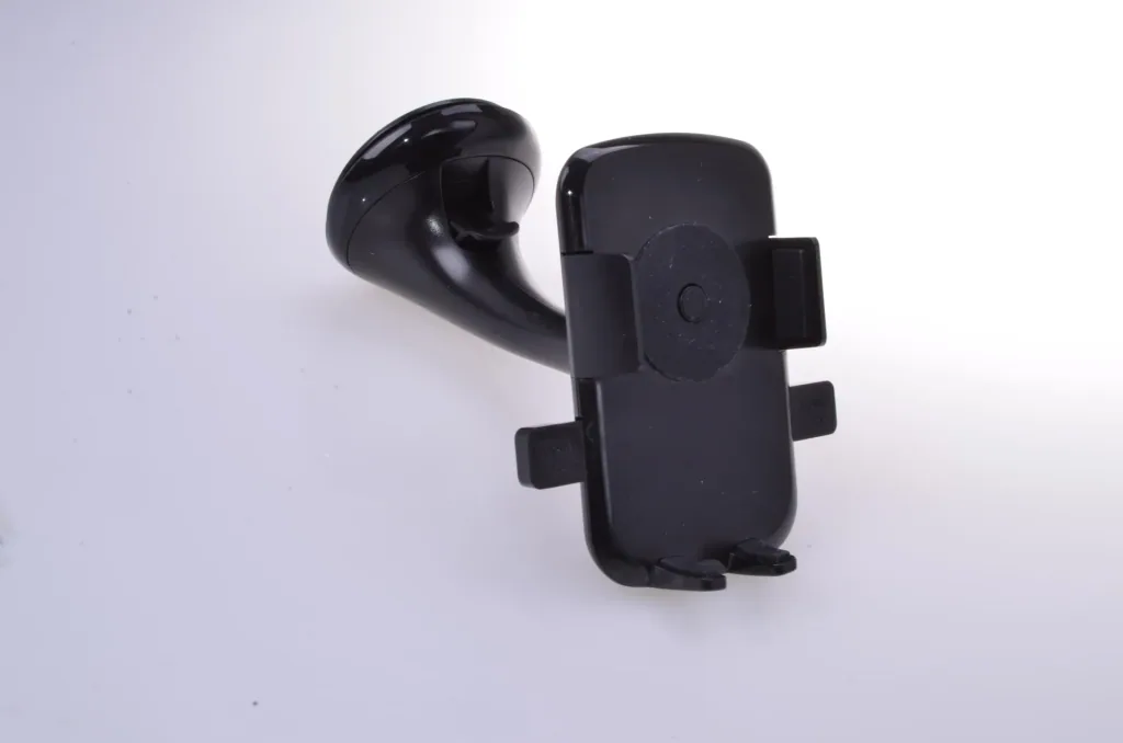 Smartphone and mobile phone holder with suction cup