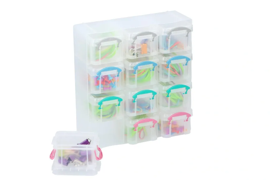 Storage box with 12 compartments