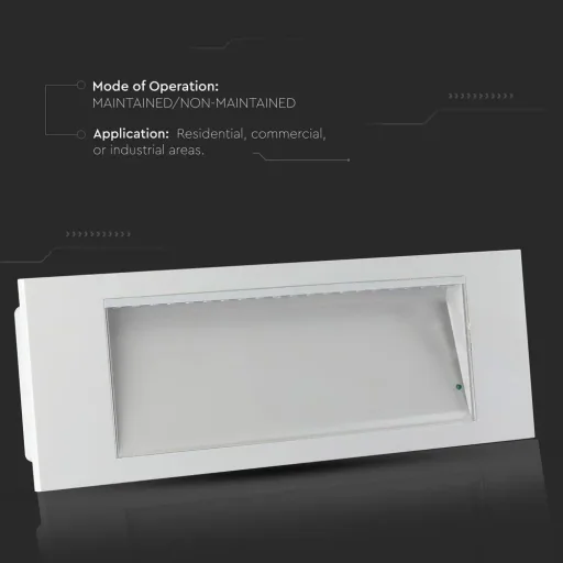 VT-511 Notleuchte - LED - Anbauleuchte - 3,8W - IP20
