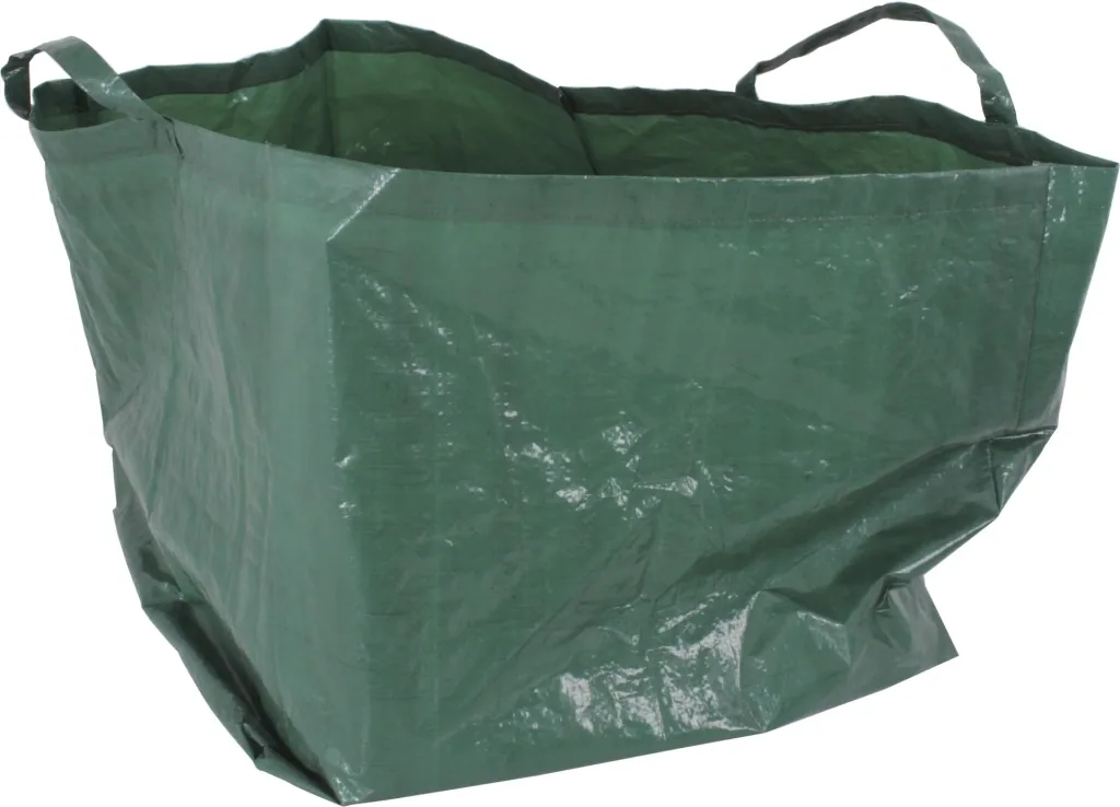 Lawn rake with leaf grabber - telescopic - with 25 tines including 140 L garden bag