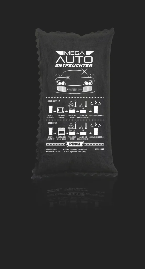 Mega Car Dehumidifier, 1 KG including rubber care stick