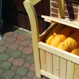 Frisian bench with cushion box