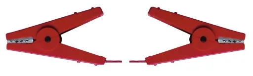 Fence connection cable with 2 crocodile clips