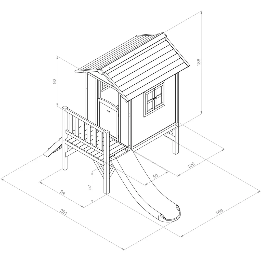 Lodge Playhouse XL (Caribbean Blue)