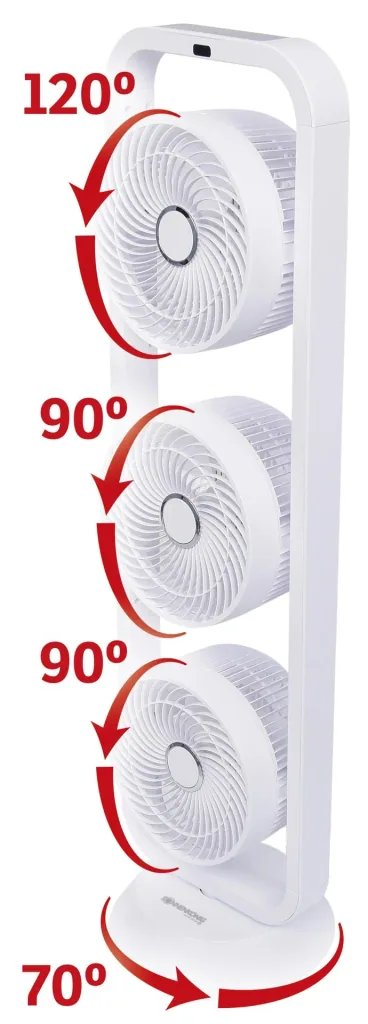 Standing fan Vind 3 weiss