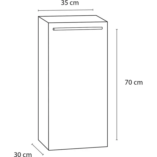 Column box low Force, Gris, right