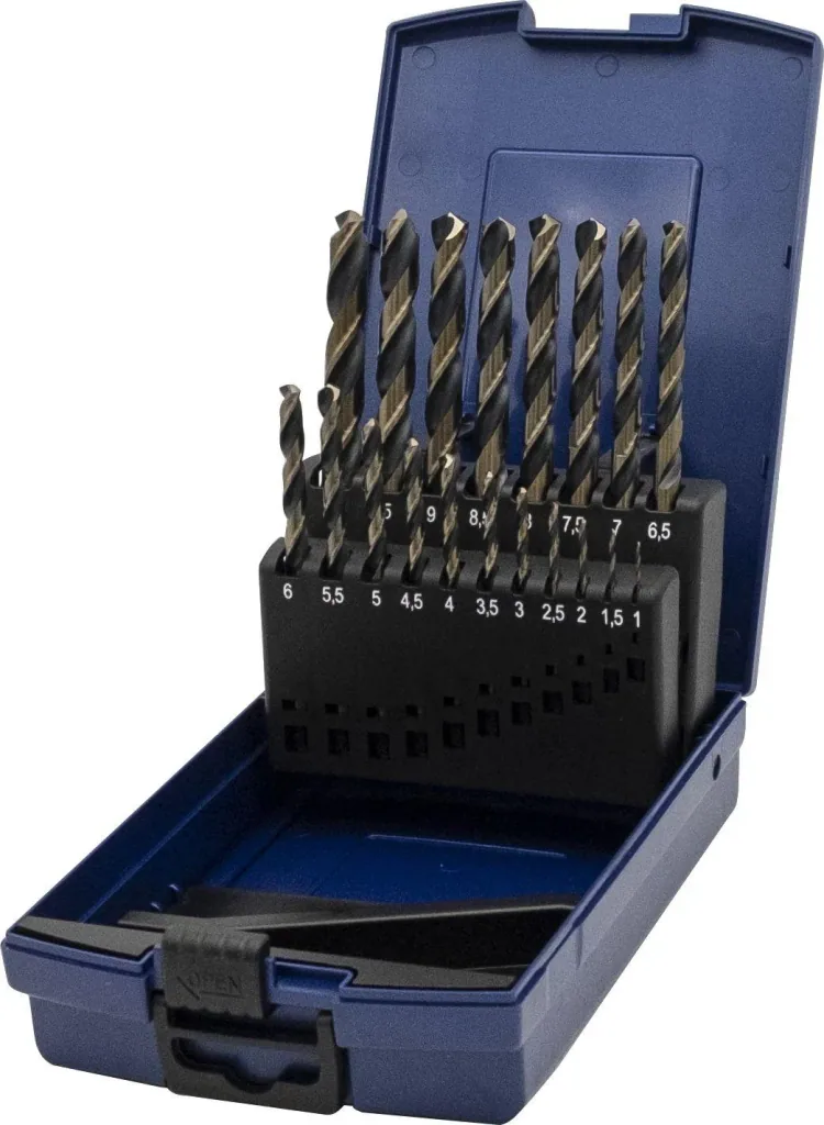 HSS twist drill set 19-piece