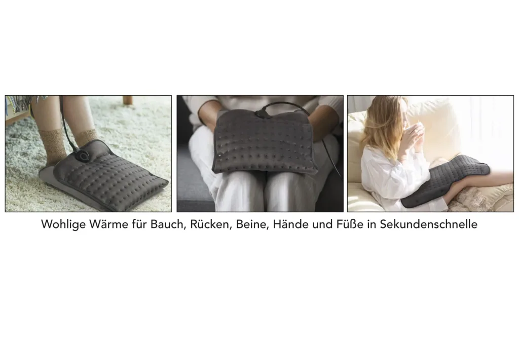 Electric blanket hand & foot warmer 2-in-1 100W grey
