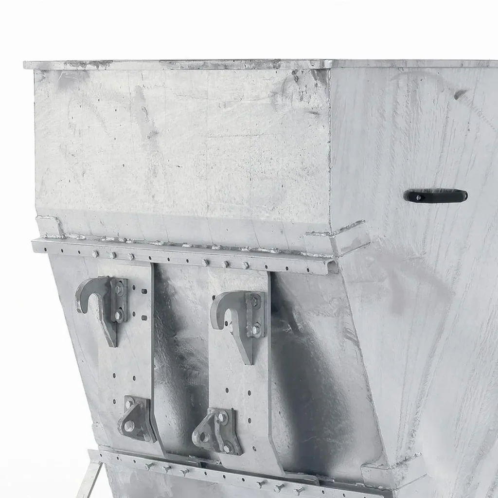 Large trolley for farm loader, W 130 x D 130 x H 150 cm