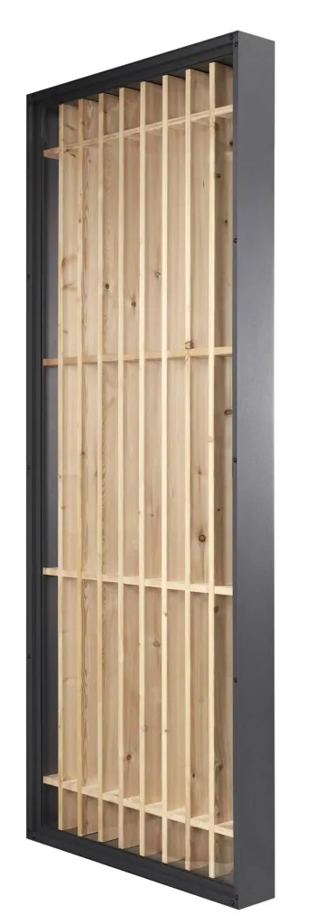 Side panel Bs Timber-Line 220 x 90 x 12.5 cm anthracite
