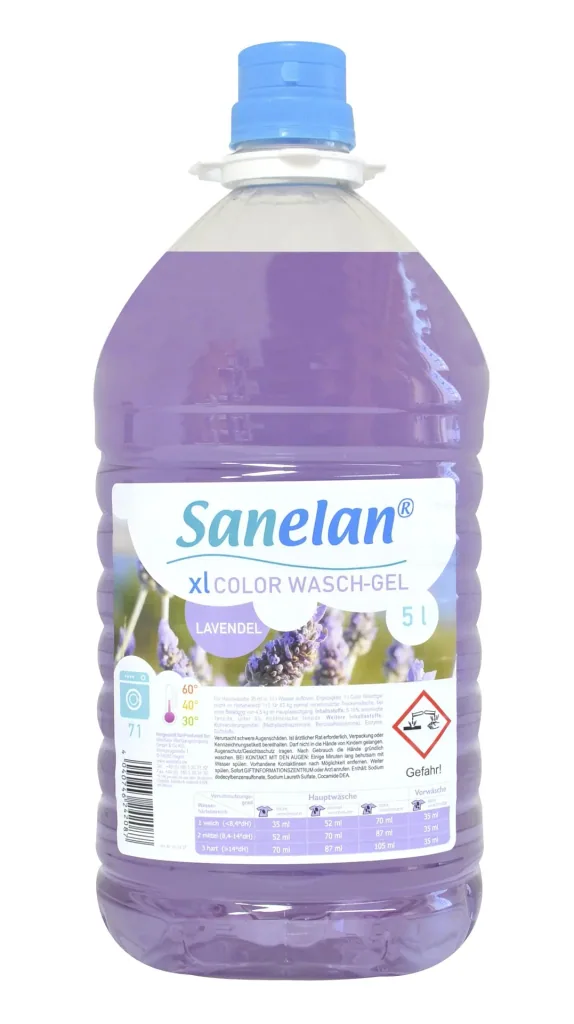 Lavender wash gel, 5 l including dosing cup and tap