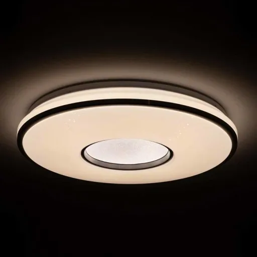 LED glitter/star light SHINING SILVERSTAR 24W with 4 levels DIM Ø 490 mm