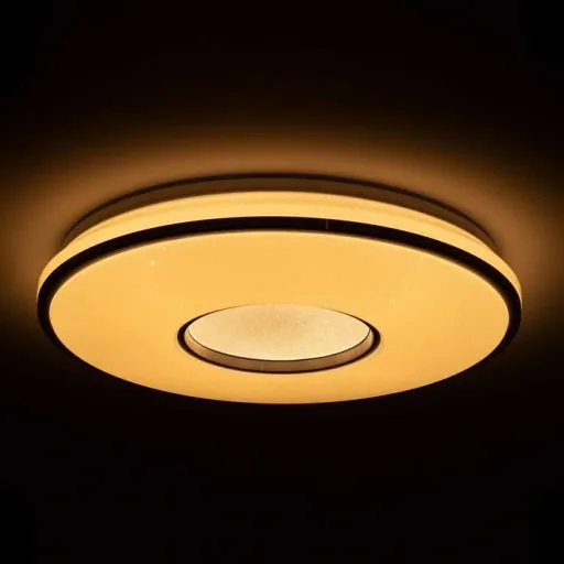 LED glitter/star light SHINING SILVERSTAR 24W with 4 levels DIM Ø 490 mm