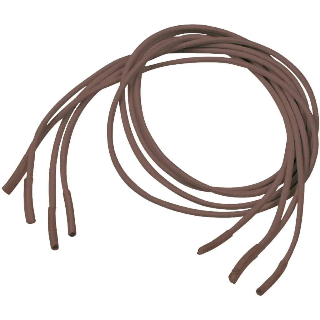 Elastic shoelaces 60.0 cm brown