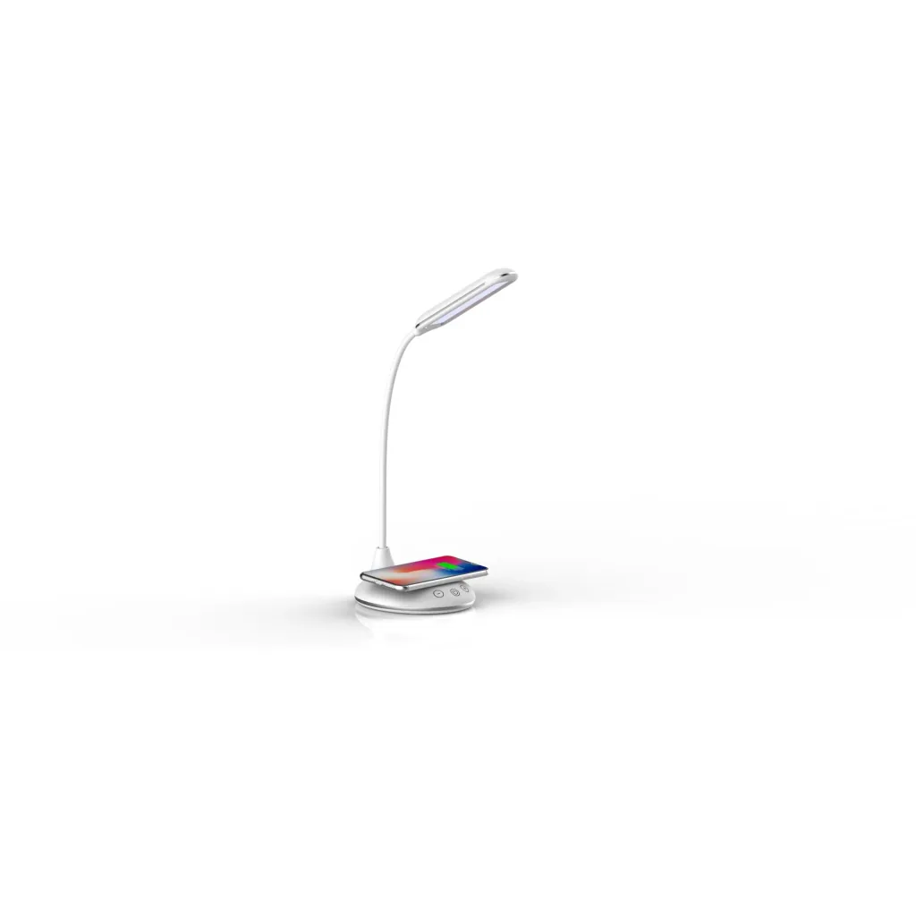 VT-7705 Table lamp / desk lamp with wireless QI charger - white