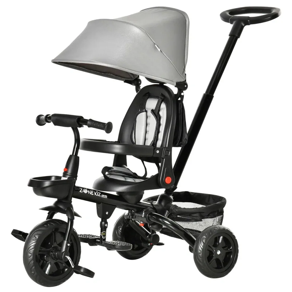 4-in-1 children's tricycle stroller