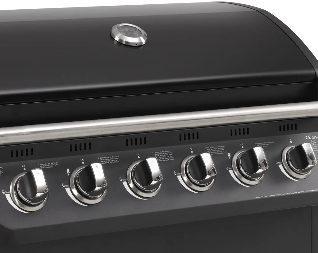 Gas grill "Columbus" 6 main burners + 1 side burner