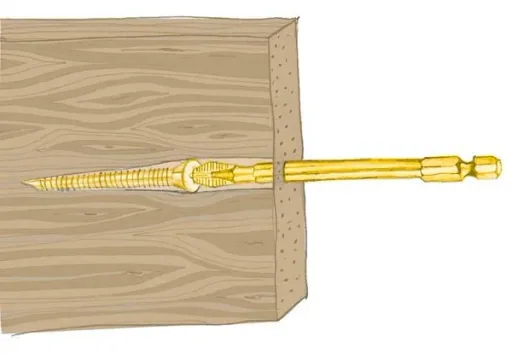 Anti-slip bit set 10 pcs. - 90 mm long, titanium coated