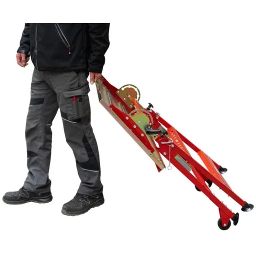 Adjustable steel workbench - max. 150 kg - easy to transport