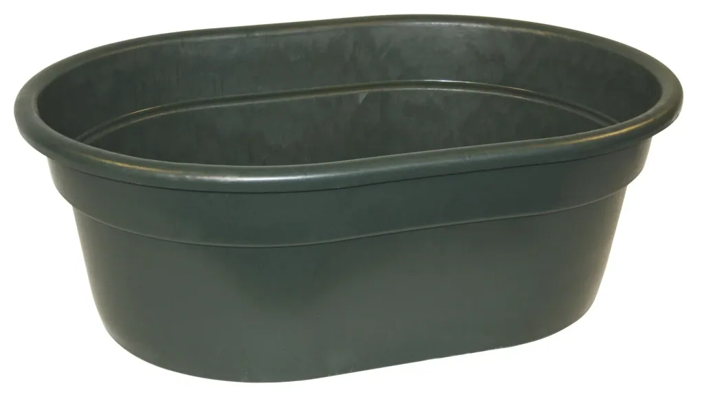 Pasture drinking trough approx. 150 l, without drain plug, L 102 x W 73 x H 36 cm, weight 13.5 kg