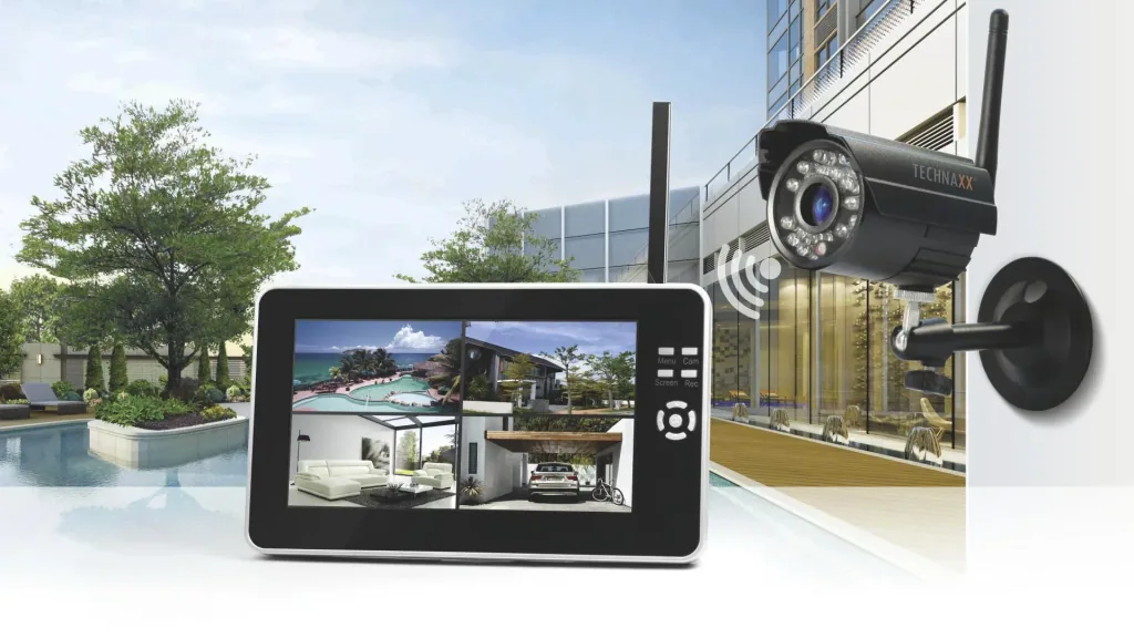 Digital outdoor wireless camera system with recording function