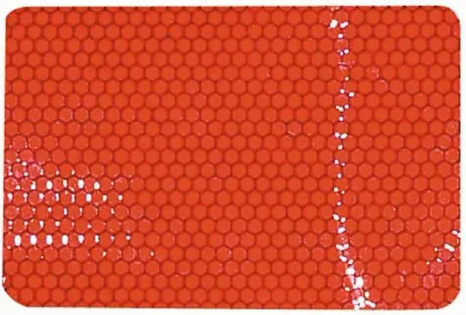 Reflective foil, red, 4 pieces