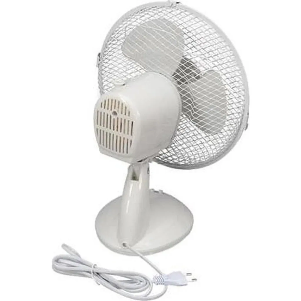 Table fan - ABS - Ø 23 cm - White