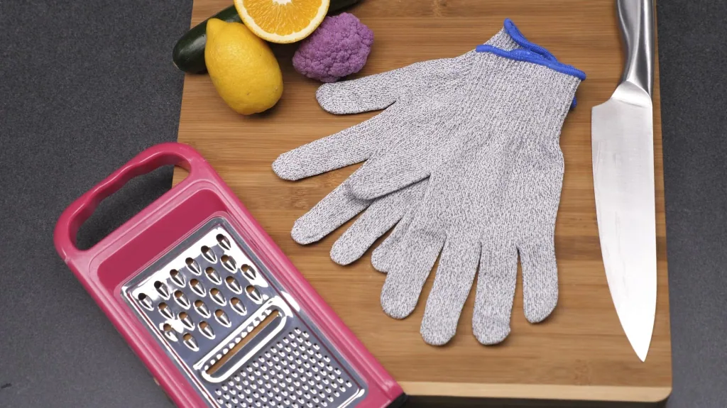 Snijbestendige handschoenen, set van 2 stuks, 1 paar, universele maat