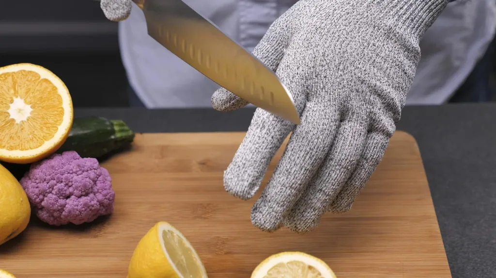 Snijbestendige handschoenen, set van 2 stuks, 1 paar, universele maat