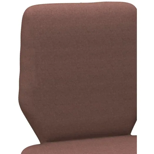 Dining room chairs 2-seater fabric brown