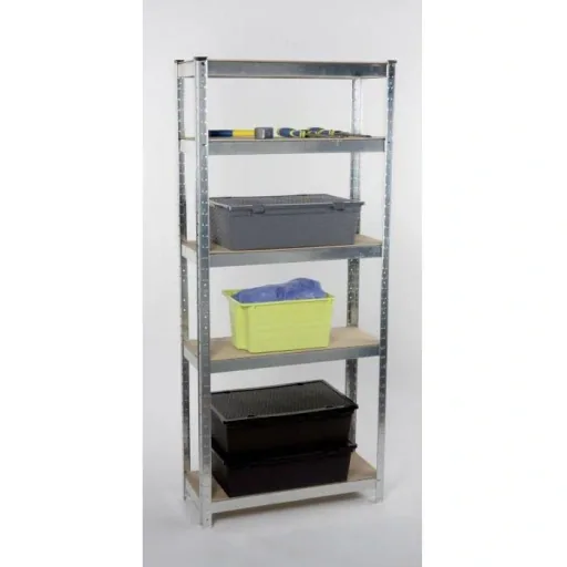 3x storage space 5 shelves 172 x 75 x 30 cm