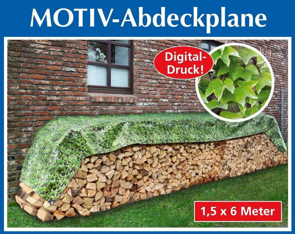 All-purpose tarpaulin WILD VINE 1.5 x 6m
