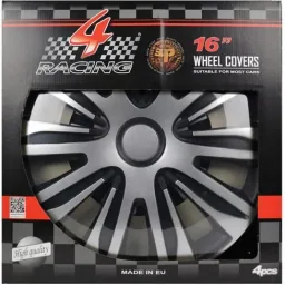 Radblendenset Nardo Silver Black 16inch