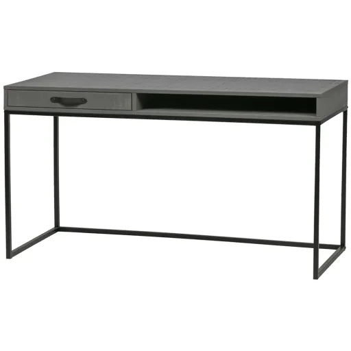 Woood bureau Morris klei grijs