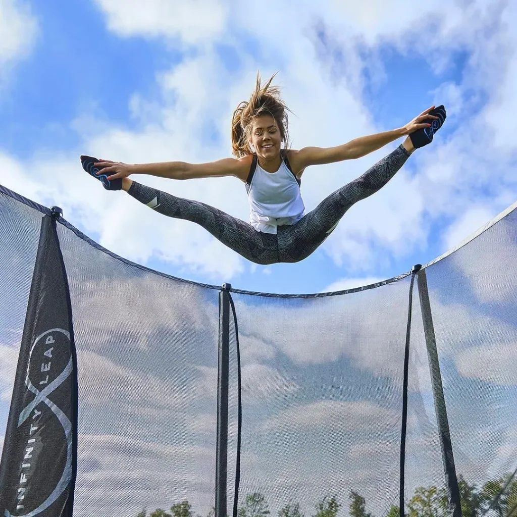 Infinity trampoline blue/black