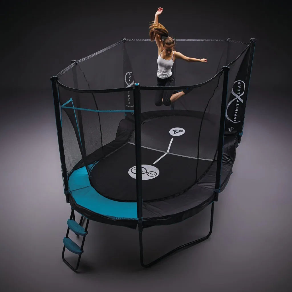 Infinity trampoline blue/black