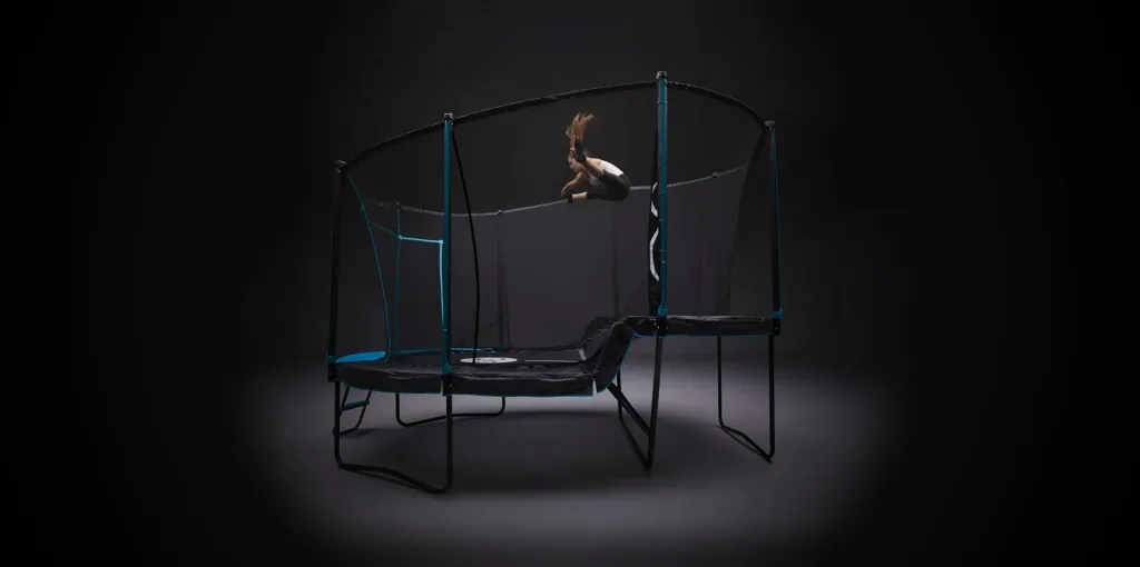 Infinity trampoline blue/black