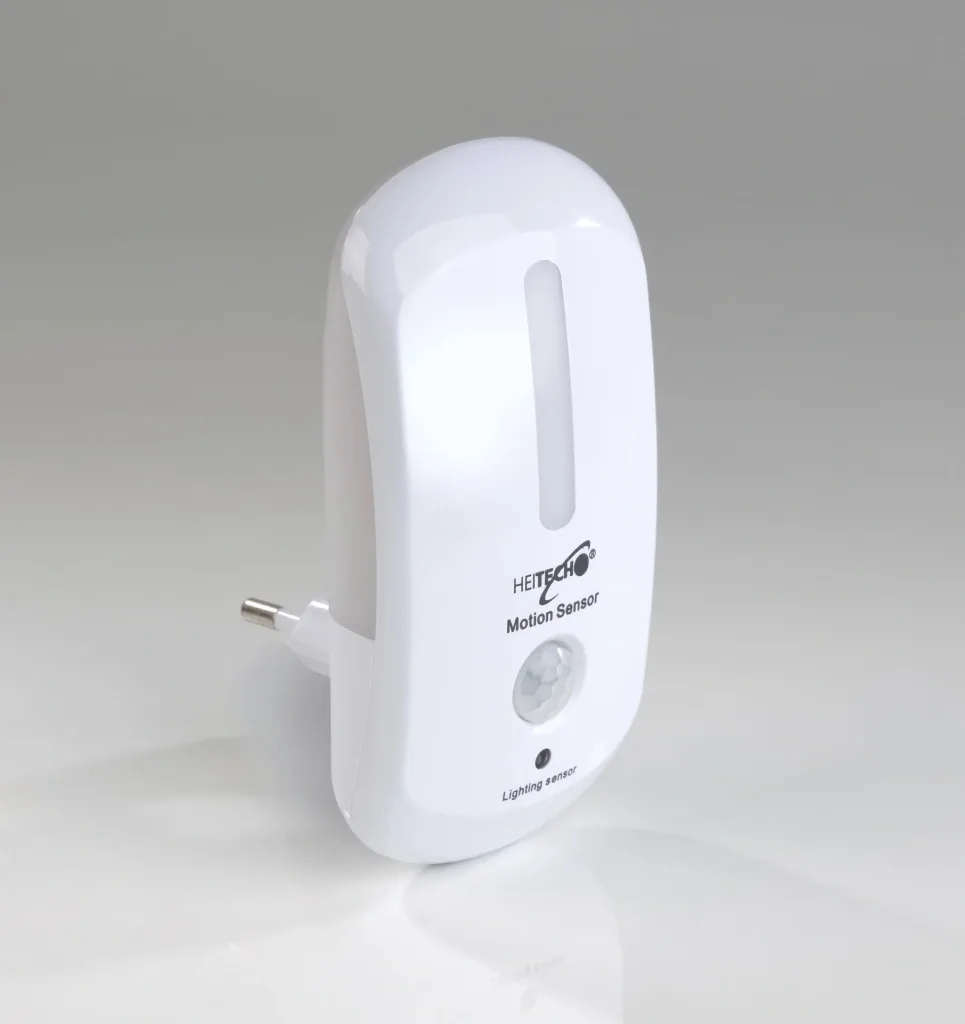 LED night light with motion detector and twilight sensor