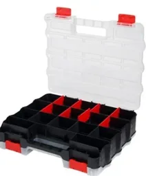 Assortment box Compact 320 Double, small parts magazine with 32 compartments