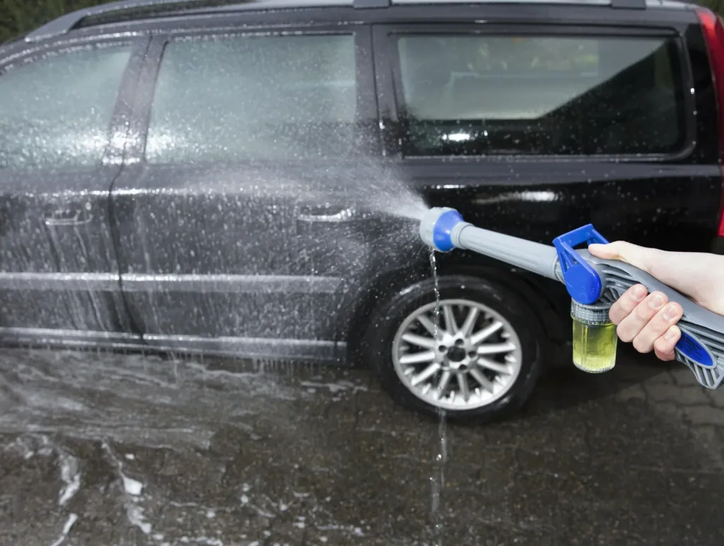 Multifunction foam cleaning gun - 8-way spray setting