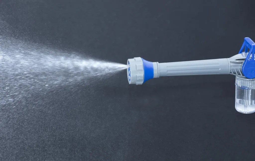 Multifunction foam cleaning gun - 8-way spray setting