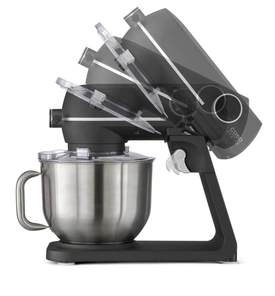Food processor KM1800 Black E, stainless steel bowl 6 liters