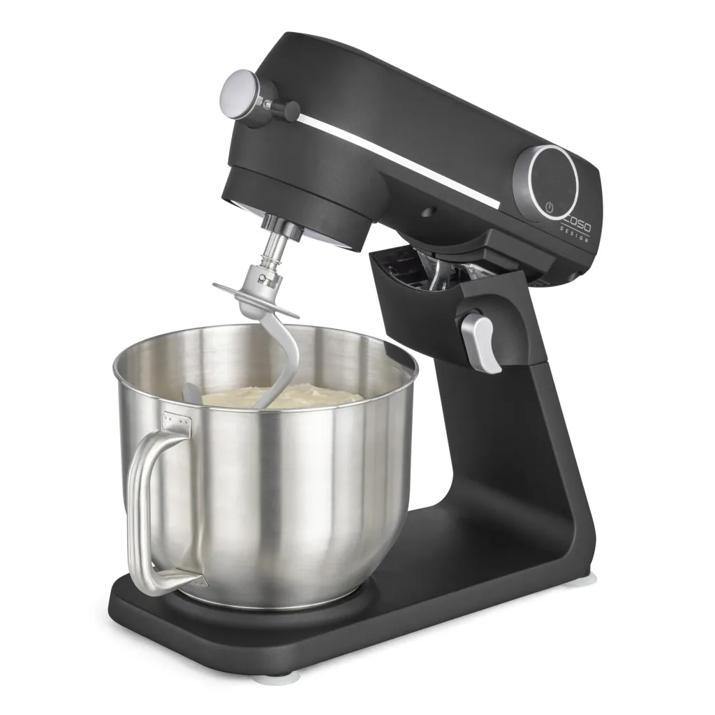 Food processor KM1800 Black E, stainless steel bowl 6 liters