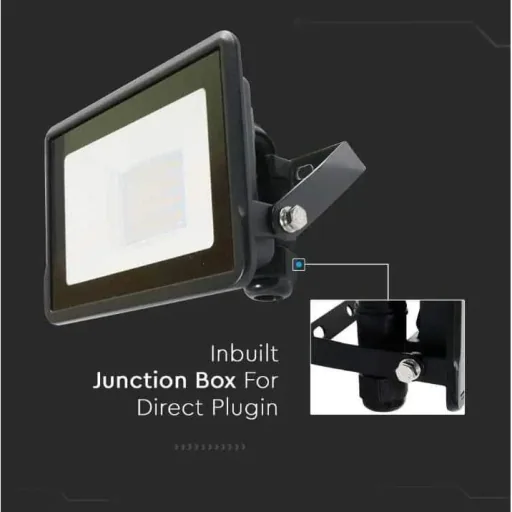 VT-128 LED Floodlight - 20W - 1510 Lm - 3000K - Black