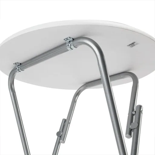 Bar table foldable white, wood decor type